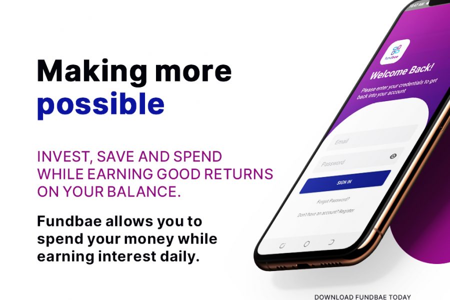 Fundbae, the money app that helps you save, invest (for as short as 24 hours) and spend interest daily